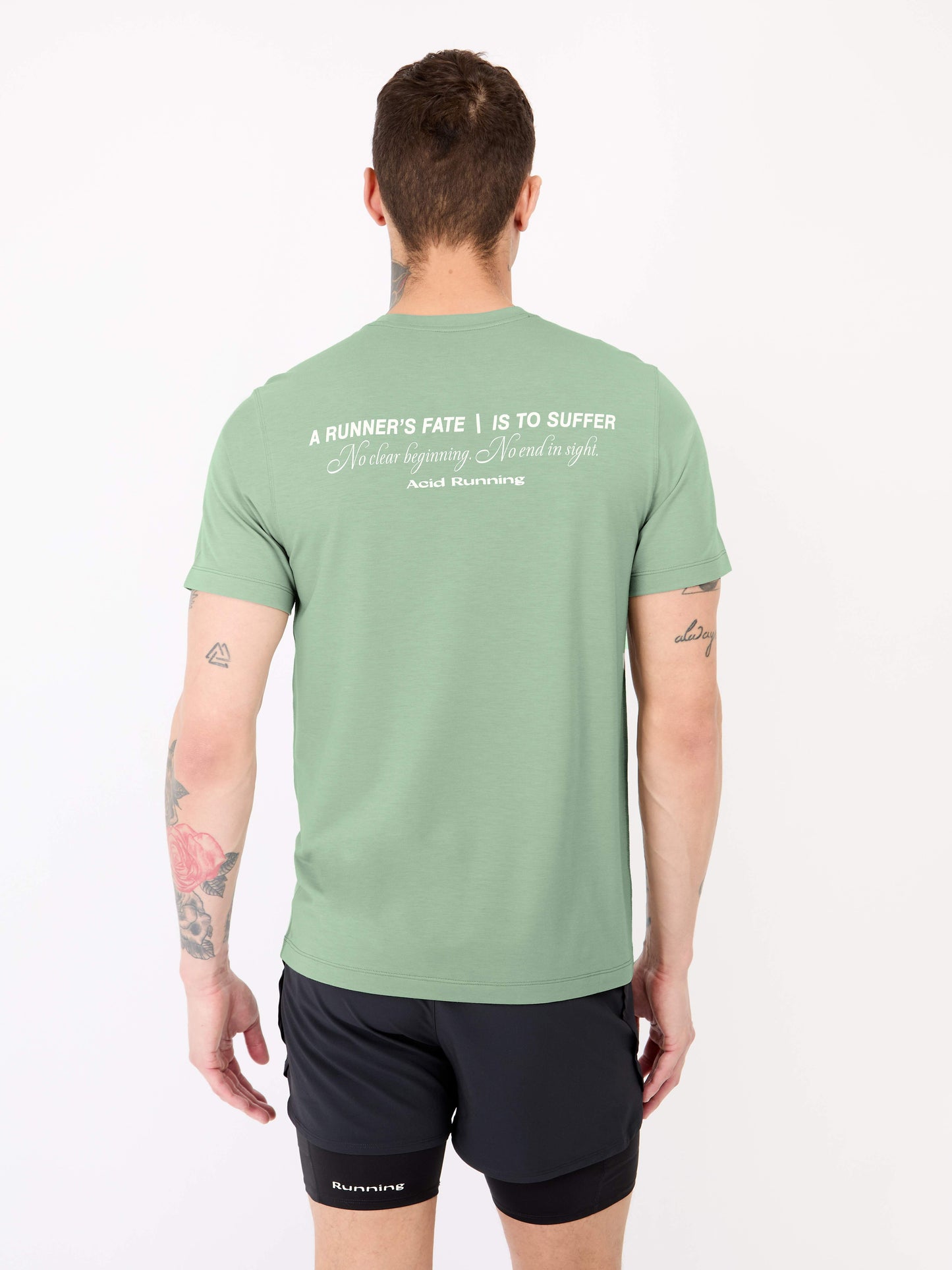 Runner's Fate T-Shirt - Iced Green