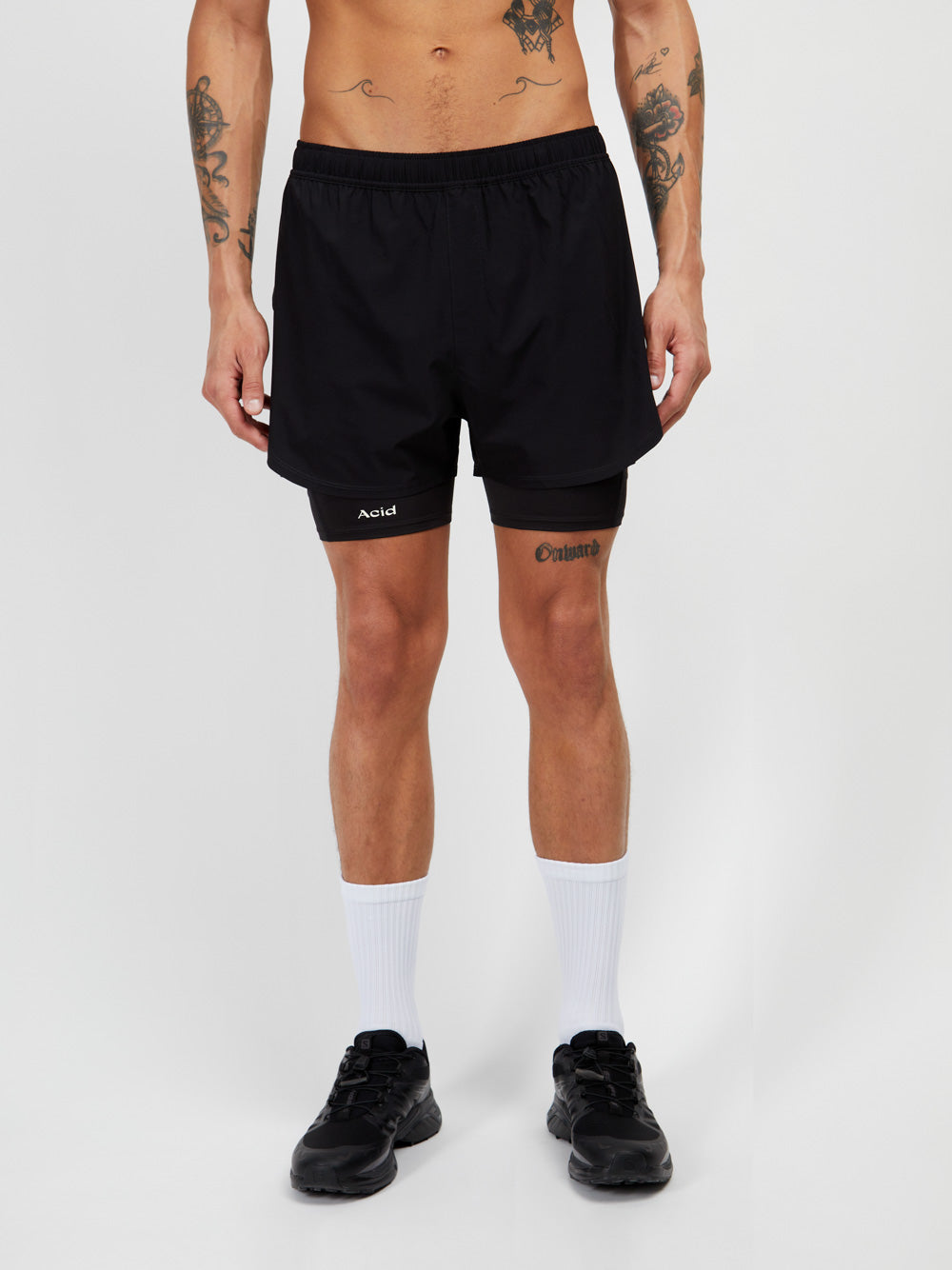 2-in-1 Shorts - Black