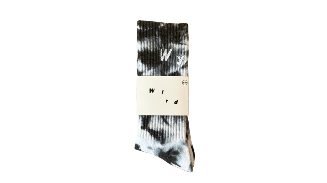 Tie Dye Socks Black | Wyrd Running
