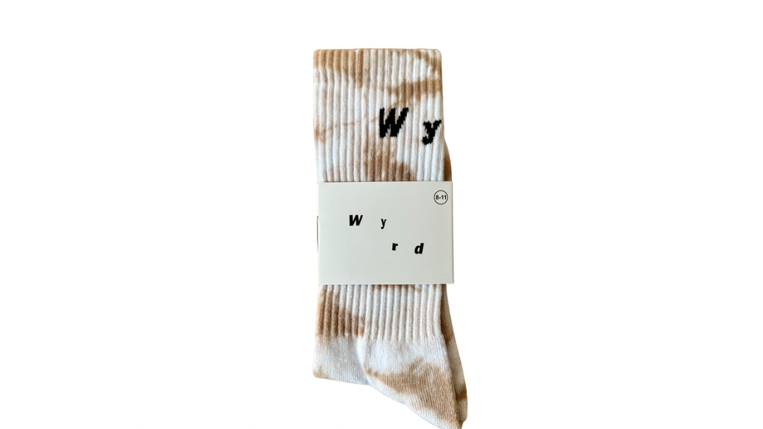 Tie Dye Socks Sand | Wyrd Running